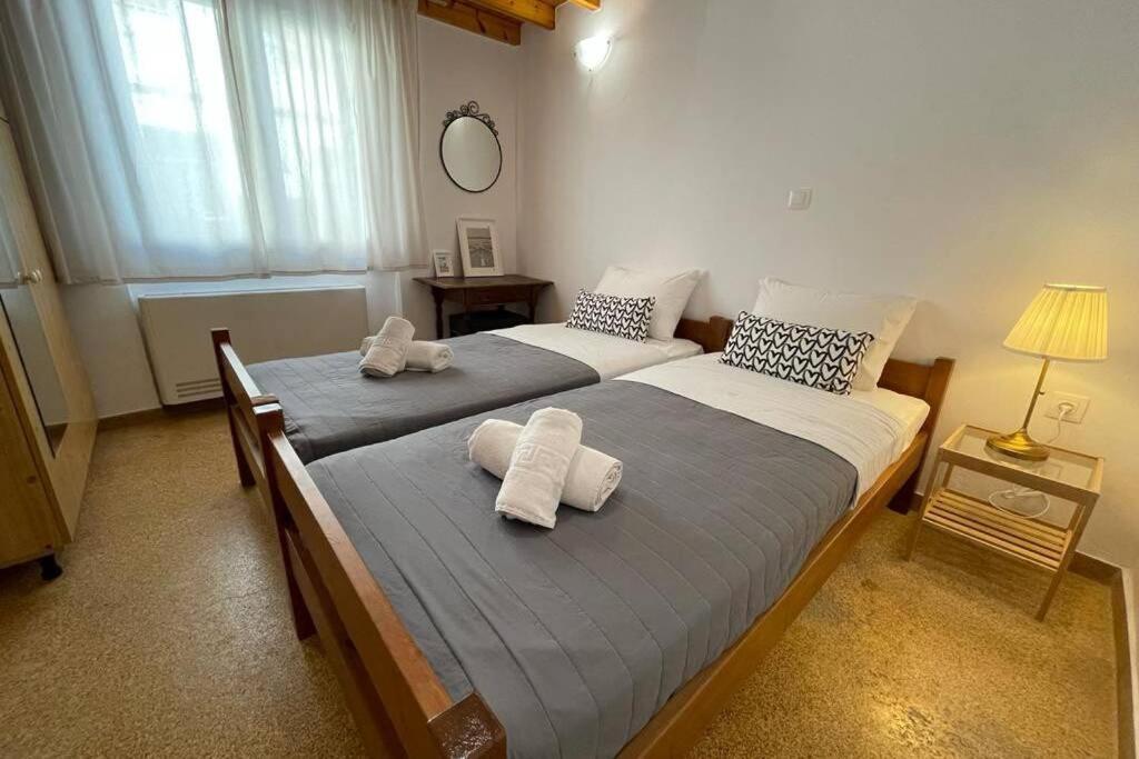 Panos Rooms Modern 3-Bedroom Apartment Ándros エクステリア 写真